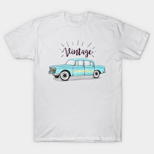 Vintage car T-Shirt by ciyoriy